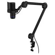 Braț boom Endorfy Solum 2, microfon, condensator, cardioid, braț, filtru pop-up, dezactivare sunet tactil, semnalizare LED.