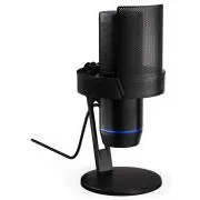 Endorfy Solum 2, Microfon, condensator, cardioid, filtru pop-up, dezactivare sunet tactilă, semnalizare LED, USB-C, reducere sunet