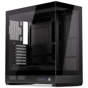 Carcasă Endorfy Fishtank 6000 Flex, E-ATX, 2× USB 3.0, 1× USB-C, panoramică, panou lateral și frontal din sticlă, îngustă, neagră