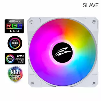 EVOLVEO 12FSW ventilator 120mm, ARGB, cadru alb, sclav