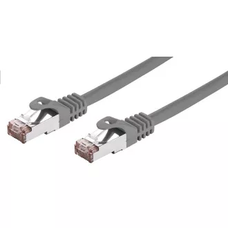 C-TECH Patchcord Cat6, FTP, gri, 5m