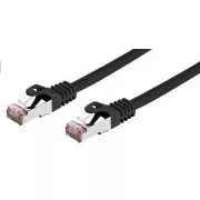 C-TECH Patchcord Cat6, FTP, negru, 2m