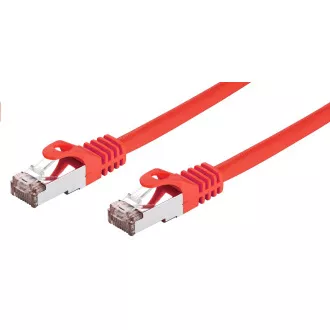 C-TECH Patchcord Cat6, FTP, roșu, 2m