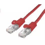 C-TECH Cablu patchcord Cat6, UTP, roșu, 0.25m