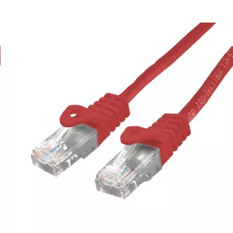 C-TECH Cablu patchcord Cat6, UTP, roșu, 0.25m
