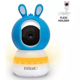 Monitor pentru bebeluși EVOLVEO LUX - Monitor video inteligent pentru bebeluși la 360° cu vedere nocturnă, detectare a plânsului și a mișcării, albastru Monitor pentru bebeluși EVOLVEO LUX - Monitor video inteligent pentru bebeluși la 360° cu vedere nocturnă, detectare a plânsului și a mișcării, albastru