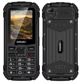 EVOLVEO StrongPhone Q1, telefon Dual SIM rezistent și impermeabil, negru