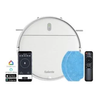 Salente R2, aspirator robot, curățare umedă cu mop, stație de încărcare, alb