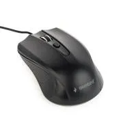 Mouse Gembird MUS-4B-01L, USB, optic, negru, cablu 1.8m