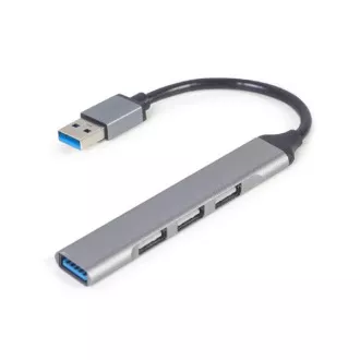 Hub USB Gembird cu 4 porturi USB 3.1 (Gen 1), argintiu Hub USB Gembird cu 4 porturi USB 3.1 (Gen 1), argintiu