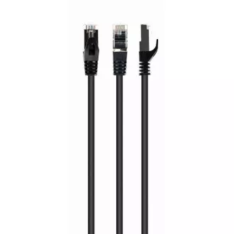 Cablu patch Gembird S/FTP Cat 6A LSZH, negru, 10m