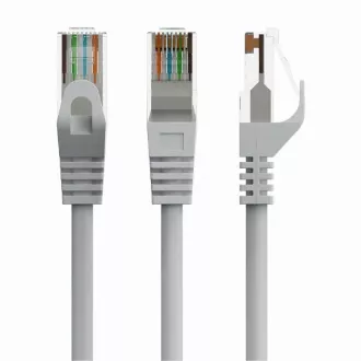 Cablu patch Gembird UTP Cat6, gri, 1m