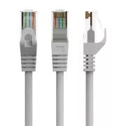 Cablu patch Gembird UTP Cat6, gri, 0.5m