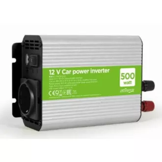 Convertor de tensiune auto GEMBIRD 12V, putere 500 W Convertor de tensiune auto GEMBIRD 12V, putere 500 W