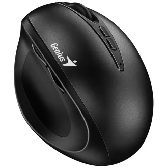Genius Ergo 8300S negru, Mouse, wireless, optic, vertical, 1600DPI, 7 butoane, silențios, negru