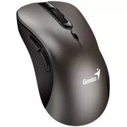 Mouse Genius Ergo 8100S, wireless, ergonomic, optic, 1600DPI, 6 butoane, USB, titan