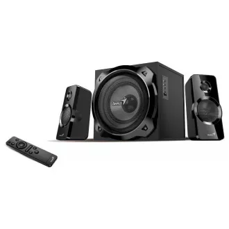 Genius SW-2.1 1850BT, Difuzoare, 2.1, 50W, Bluetooth, RCA, telecomandă, negru Genius SW-2.1 1850BT, Difuzoare, 2.1, 50W, Bluetooth, RCA, telecomandă, negru