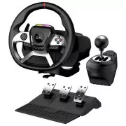 Genius GX Gaming SpeedMaster X5 FF Pedale pe volan Schimbător pentru PC PS4 Xbox One Vibrație Negru Argintiu