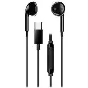 Genius HS-M365 negru, căști, cu fir, in-ear, microfon, control volum, USB-C, negru