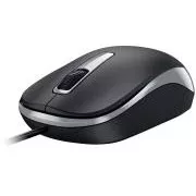 Mouse Genius DX-125S, cu fir, optic, 1200 DPI, 3 butoane, silențios, USB, negru-gri