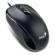 Mouse Genius DX-110, cu fir, optic, 1200 DPI, 3 butoane, USB-C, negru