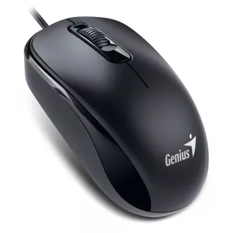 Mouse Genius DX-110, cu fir, optic, 1200 DPI, 3 butoane, USB-C, negru