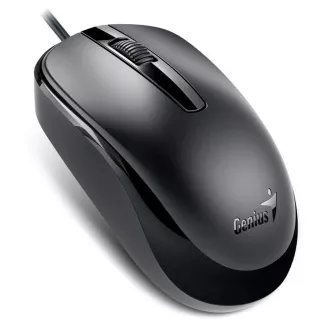 Mouse Genius DX-120, cu fir, optic, 1200 DPI, 3 butoane, USB-C, negru