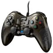 Genius GX Gaming GX-19UV, Gamepad, cu fir, vibrații, pentru PC, PS3 și PS4, USB, negru-maro