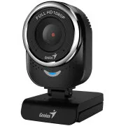 Genius QCam 6000, Cameră web, Full HD 1080p, microfon, USB-C, USB-A, neagră