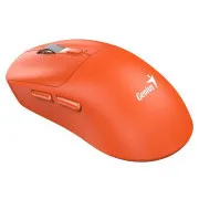Genius NX-8260S BT, Mouse, wireless, optic, 2400DPI, 6 butoane, silențios, reîncărcabil, Copilot, Bluetooth + 2.4 GHz, portocaliu