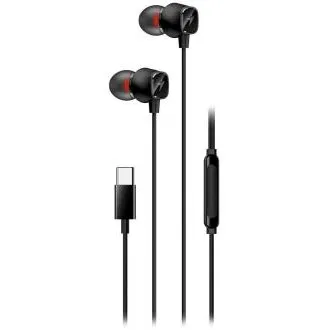 Genius HS-M368, Căști, cu fir, intraauriculare, microfon, control volum, USB-C, negre Genius HS-M368, Căști, cu fir, intraauriculare, microfon, control volum, USB-C, negre