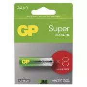 GP AA Super, alcaline (LR6) - 8 bucăți