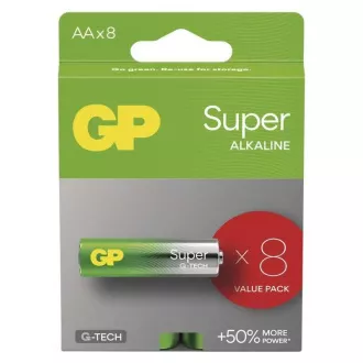 GP AA Super, alcaline (LR6) - 8 bucăți
