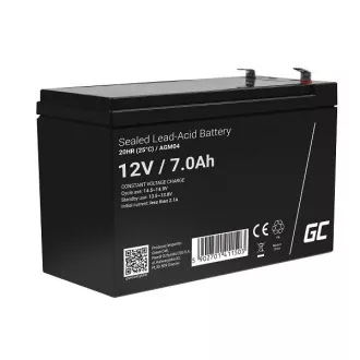Baterie Green Cell AGM VRLA 12V 7Ah fără întreținere pentru unități UPS