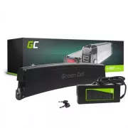 Baterie bicicletă electrică Green Cell 36V 7.8Ah 281Wh, tip cadru, bicicletă electrică, 2 pini, pentru Chrisson, Ducati, Torpado, cu încărcător