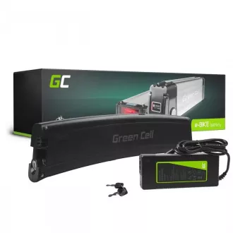 Baterie bicicletă electrică Green Cell 36V 7.8Ah 281Wh, tip cadru, bicicletă electrică, 2 pini, pentru Chrisson, Ducati, Torpado, cu încărcător