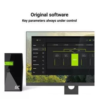 UPS Green Cell pentru rack RTII 3000VA 2700W cu afișaj LCD