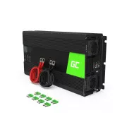 Invertor de curent Green Cell 12V la 230V 1500W/3000W undă sinusoidală pură