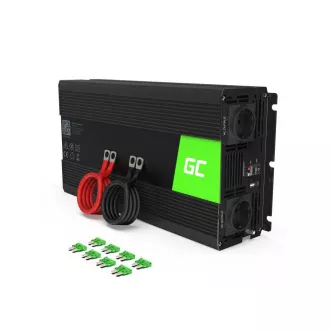 Invertor de curent Green Cell 12V la 230V 1500W/3000W undă sinusoidală pură Invertor de curent Green Cell 12V la 230V 1500W/3000W undă sinusoidală pură