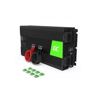 Invertor de curent Green Cell 12V la 230V 1500W/3000W undă sinusoidală pură Invertor de curent Green Cell 12V la 230V 1500W/3000W undă sinusoidală pură