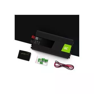 Invertor de curent Green Cell 12V la 230V 1500W/3000W undă sinusoidală pură Invertor de curent Green Cell 12V la 230V 1500W/3000W undă sinusoidală pură