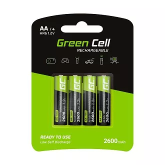 Baterii reîncărcabile Green Cell 4x AA R6 2600mAh