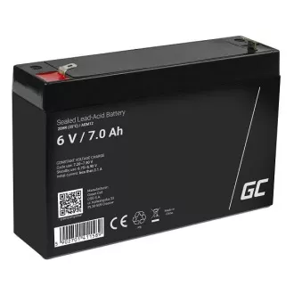 Baterie Green Cell AGM VRLA 6V 7Ah fără întreținere pentru sistem de alarmă, casă de marcat, jucării Baterie Green Cell AGM VRLA 6V 7Ah fără întreținere pentru sistem de alarmă, casă de marcat, jucării