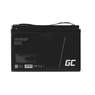 Baterie Green Cell AGM 12V 65Ah VRLA cu ciclu profund, cu gel, scuter, mașină de tuns iarba, barcă, barcă, mașină de tuns iarba, tractor, barcă de pescuit