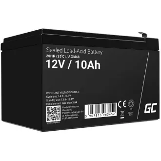 Baterie Green Cell AGM VRLA 12V 10Ah fără întreținere pentru unități UPS Baterie Green Cell AGM VRLA 12V 10Ah fără întreținere pentru unități UPS