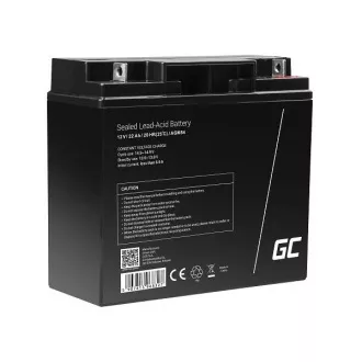 Baterie Green Cell AGM VRLA 12V 22Ah fără întreținere pentru bărci, scutere, jucării, scaune cu rotile Baterie Green Cell AGM VRLA 12V 22Ah fără întreținere pentru bărci, scutere, jucării, scaune cu rotile