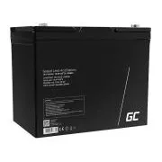Baterie Green Cell AGM VRLA 12V 80Ah fără întreținere pentru bărci, scutere, rulote, scaune cu rotile, mașini de tuns iarba