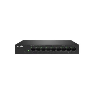 Tenda G0-8G-PoE - Router Gigabit PoE, 9x RJ45, MultiWAN, 8x PoE 802.3af/at, 10/100/1000Mbps