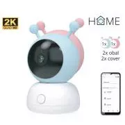 iGET HOME Camera CS2 Baby - camera wireless 2K baby monitor, 2 carcase in pachet, detectie plans