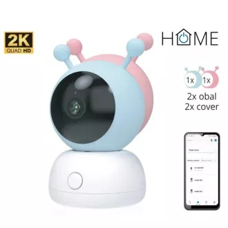 iGET HOME Camera CS2 Baby - camera wireless 2K baby monitor, 2 carcase in pachet, detectie plans